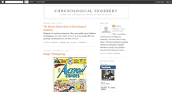 Desktop Screenshot of chronologicalsnobbery.com